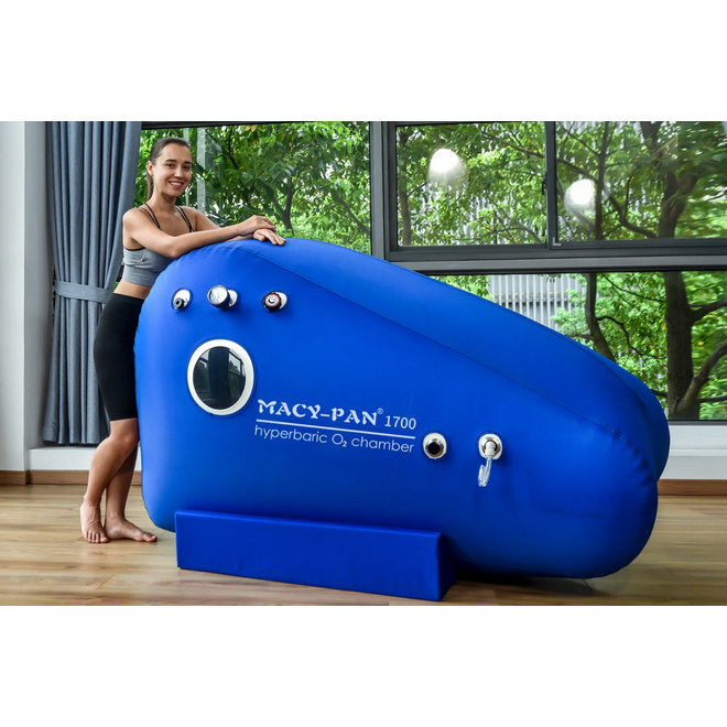 Macy-Pan ST1700 1.3 to 1.5 ATA Soft Sitting Hyperbaric Chamber, view 2, RecovAthlete