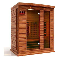 Maxxus 3-Person Full Spectrum Near Zero EMF FAR Infrared Sauna (Canadian Red Cedar)