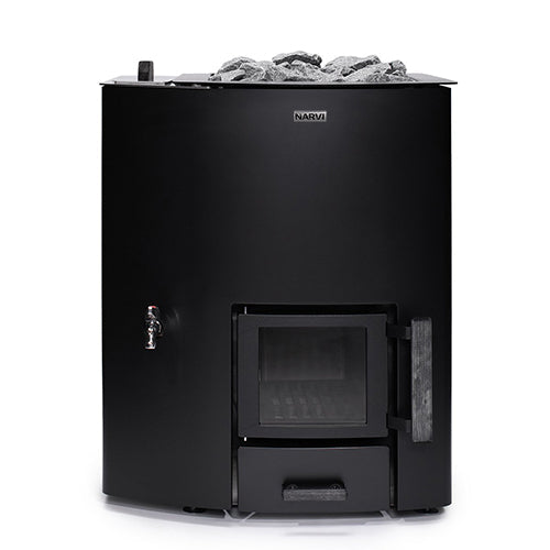 Narvi NC 16 Black Wood-Burning Sauna Stove - Image 2