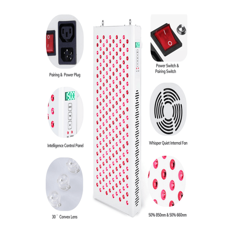 Red/NIR Light Panel, view 4, RecovAthlete