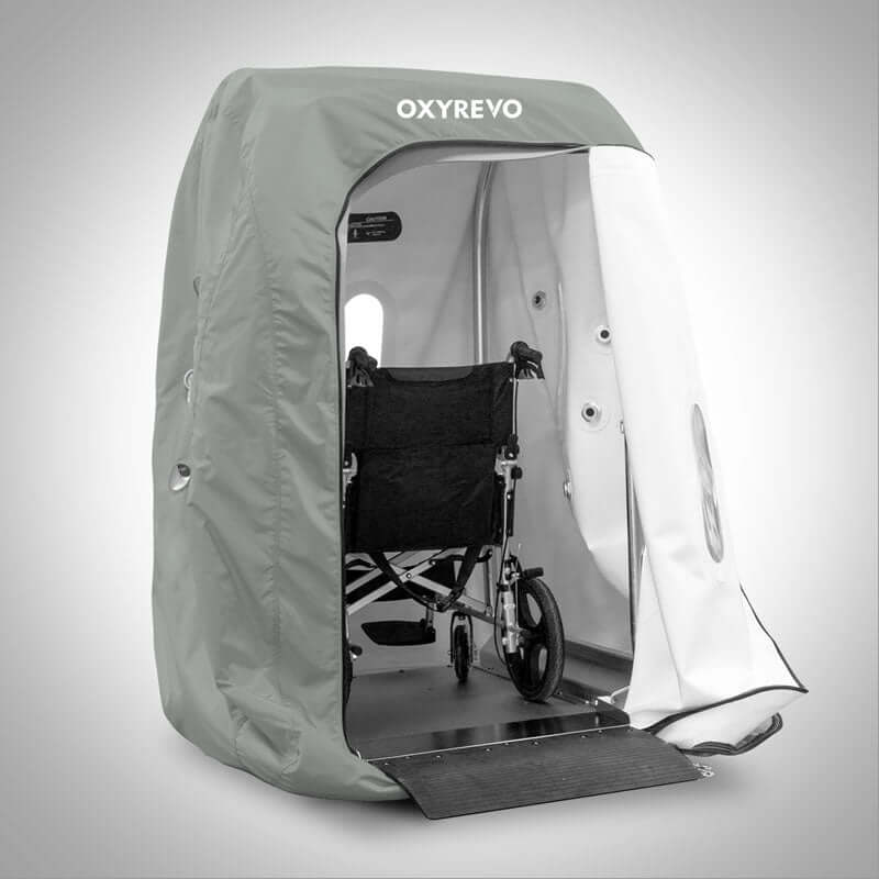 OXYREVO Heal40 1.4 ATA Wheelchair Hyperbaric Chamber with wheelchair access