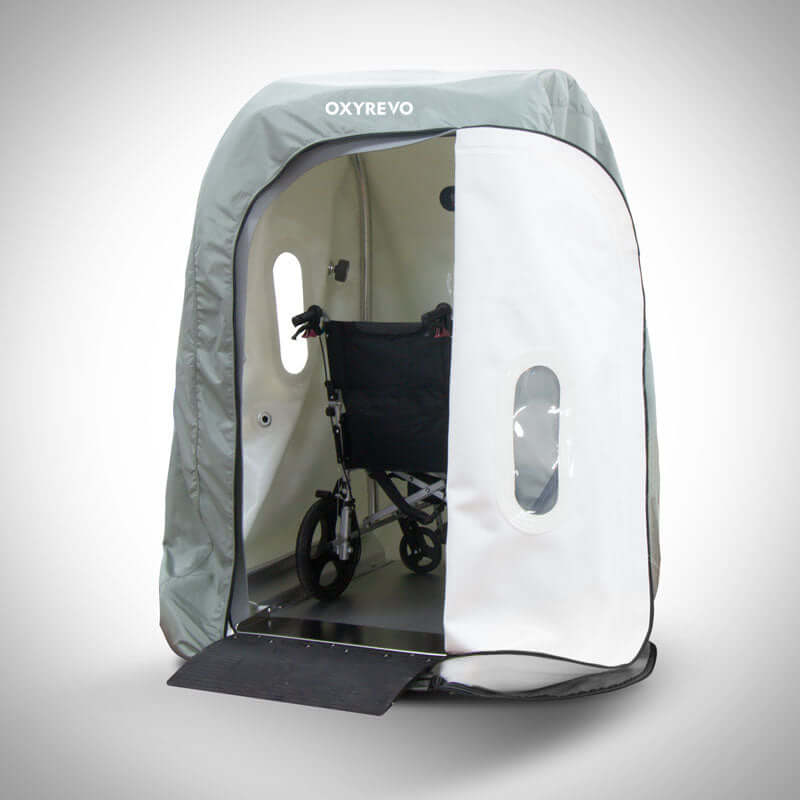 OxyRevo Heal40 Portable Wheelchair Hyperbaric Chamber, view 10, RecovAthlete