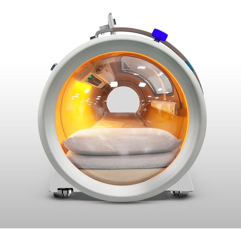 Interior view of OxyRevo Quest 30 1.5 ATA Hyperbaric Chamber.