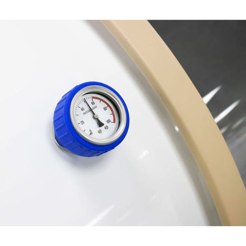 Pressure gauge of OxyRevo Quest 30 1.5 ATA Hyperbaric Chamber.