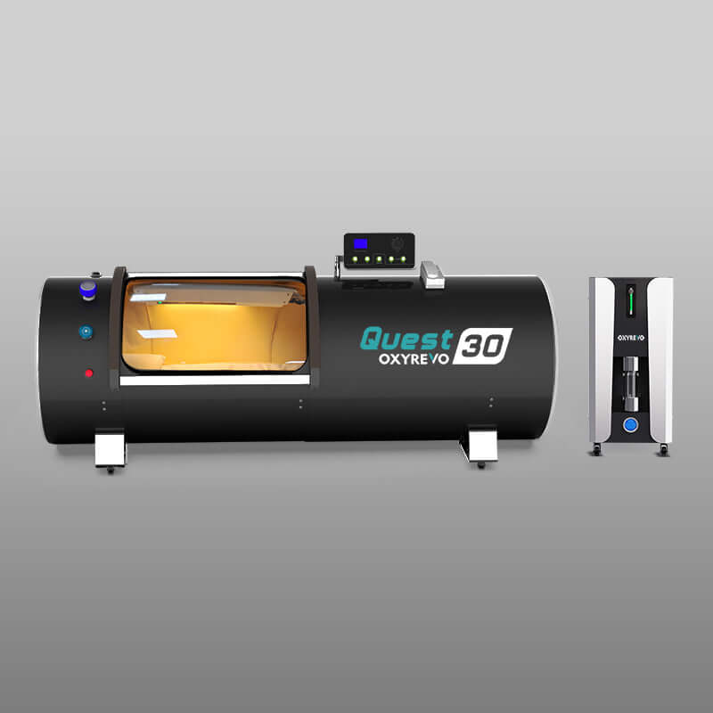 Oxyrevo Quest30 1.5 - 2.0 ATA Hard Hyperbaric Chamber, view 3, RecovAthlete