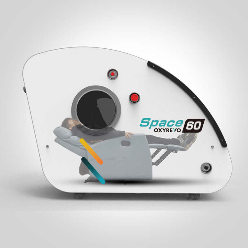 OxyRevo Space60 1.5 to 2.0ATA Hard Sitting Hyperbaric Chamber, view 10, RecovAthlete