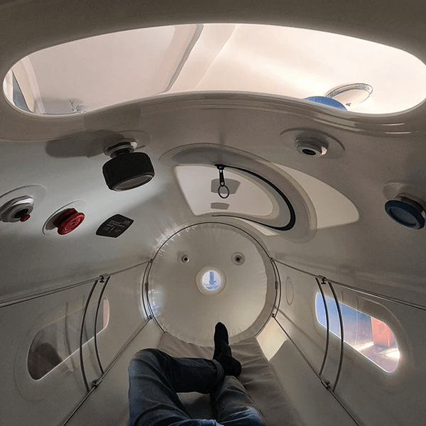 OxyRevo Apex36 1.5ATA Portable Hyperbaric Chamber Interior