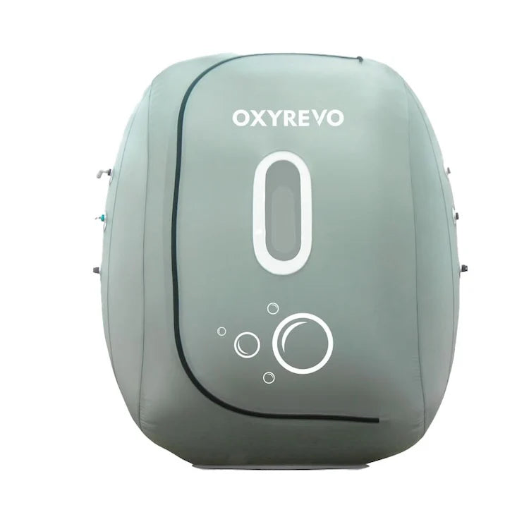 OxyRevo Heal40 1.4 ATA Wheelchair Hyperbaric Chamber freont view