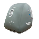 OxyRevo Heal40 1.4 ATA Wheelchair Hyperbaric Chamber side view at angle