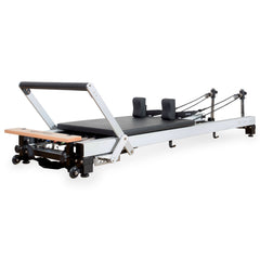A8-Pro reformer fitted with the low 28cm leg set, side view