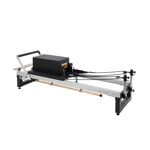 Image of Align Pilates A8 Pro Reformer, a professional-grade Pilates machine with sleek design with jumpbox