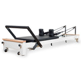 Align Pilates C8-S Pro reformer in white, full side view