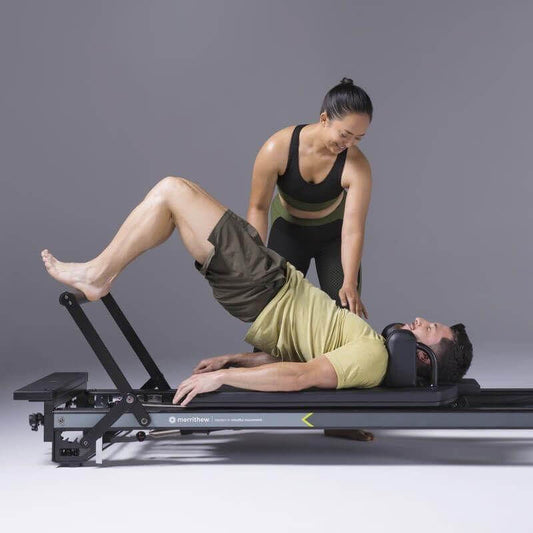 MPX Essential Reformer in Use, Pilates Exercise