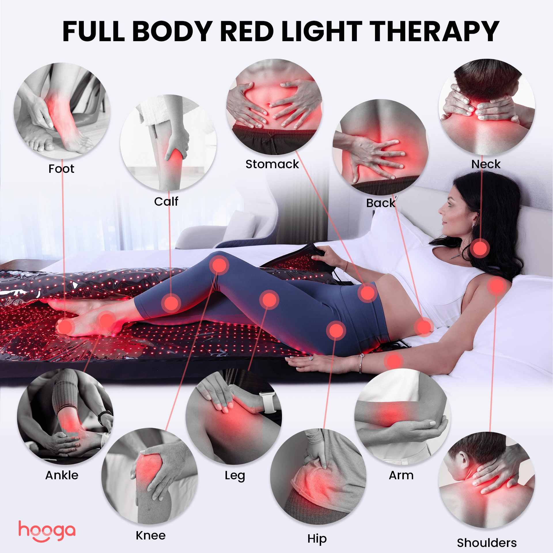 Hooga Pod Full Body Red Light Therapy, view 12, RecovAthlete