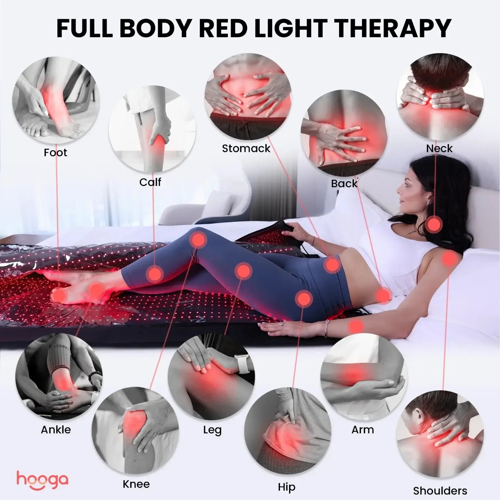Hooga Pod Full Body Red Light Therapy, view 17, RecovAthlete