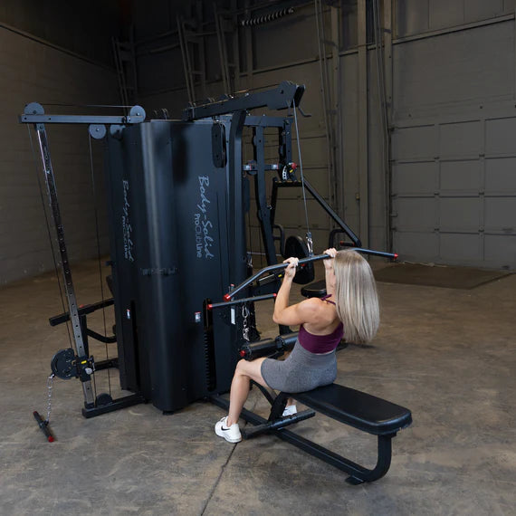Body Solid Pro Clubline S1000 Four-stack Gym, view 20, RecovAthlete