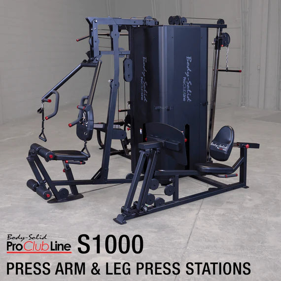 Body Solid Pro Clubline S1000 Four-stack Gym, RecovAthlete