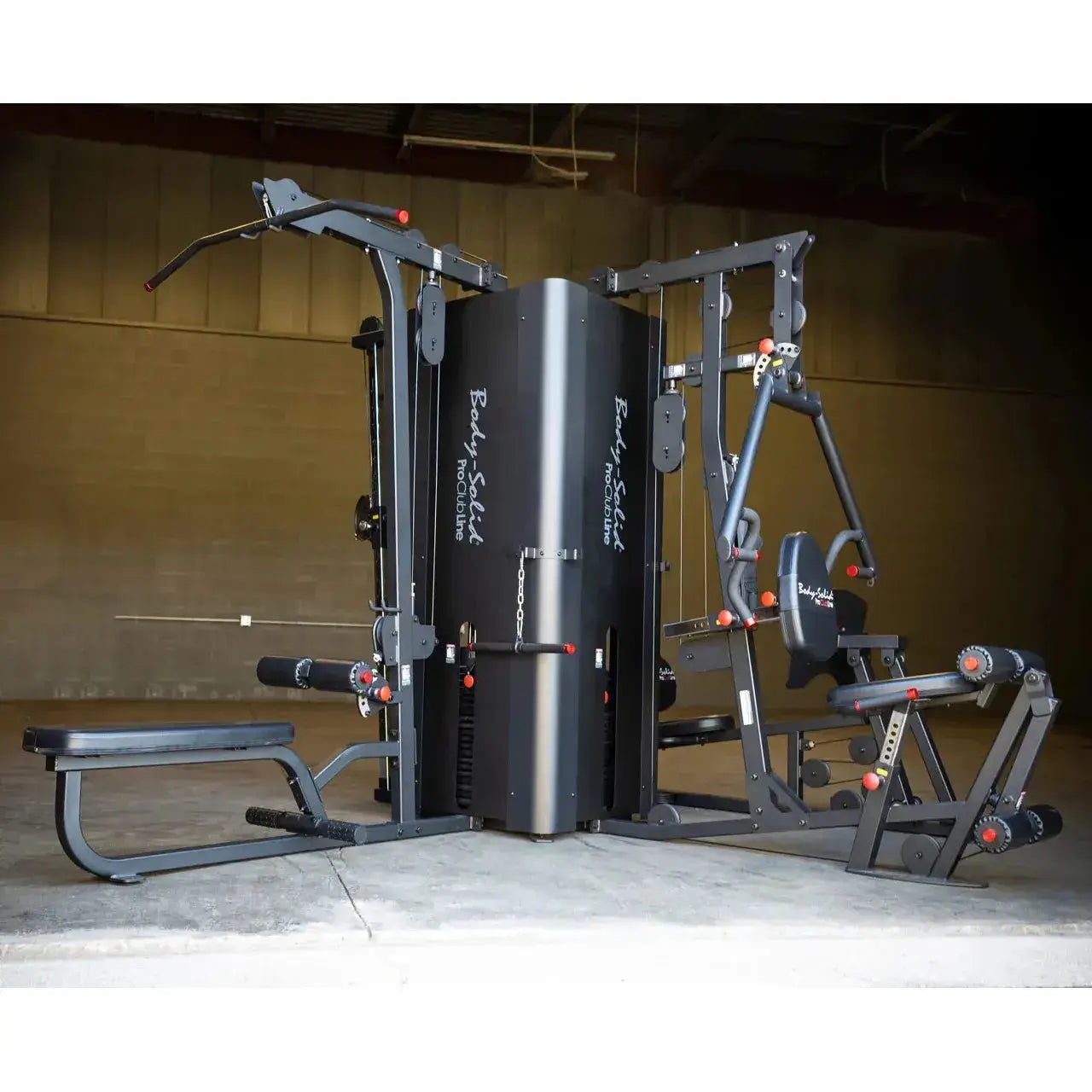 Body Solid Pro Clubline S1000 Four-stack Gym, view 23, RecovAthlete