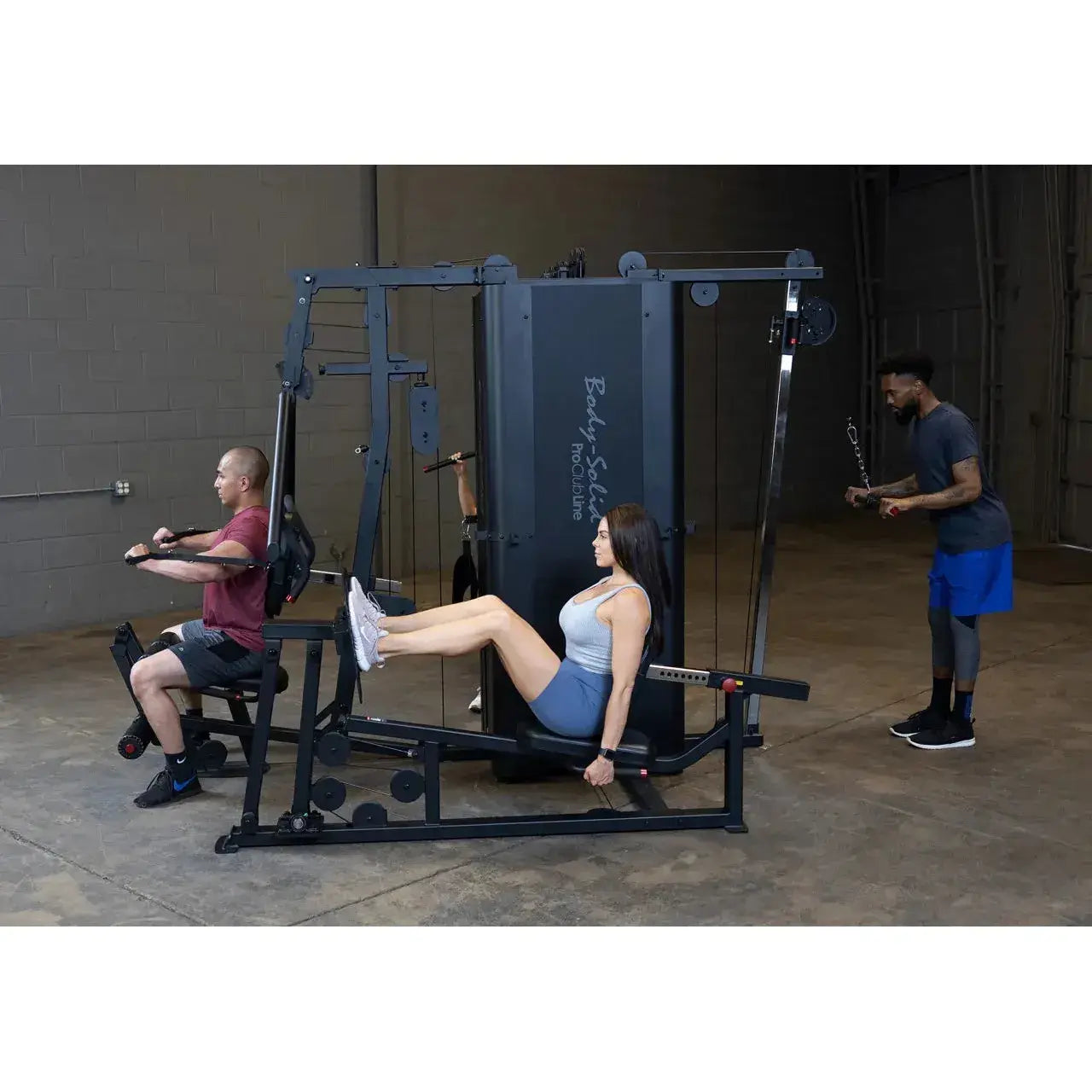 Body Solid Pro Clubline S1000 Four-stack Gym, view 28, RecovAthlete