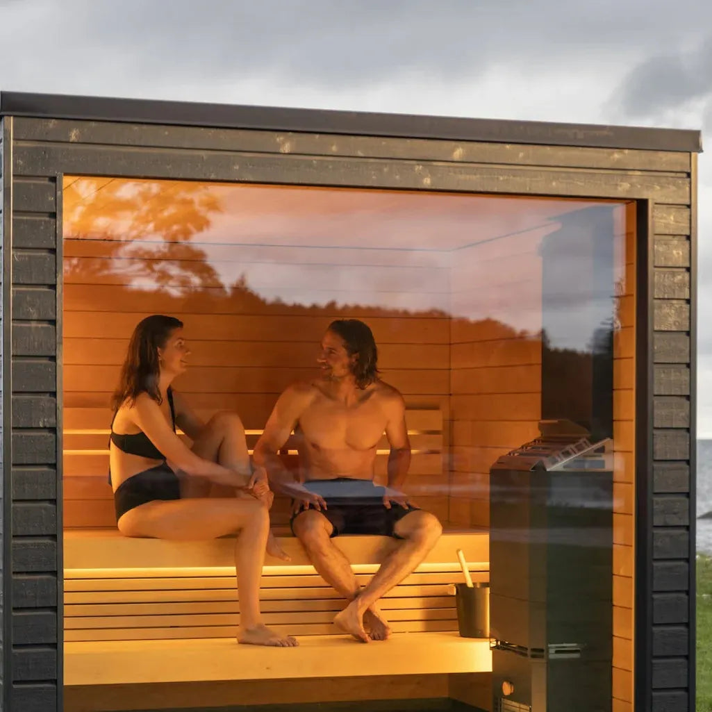 SaunaLife G6 Sauna – 5-Person Outdoor Pre-Assembled Sauna, view 7, RecovAthlete