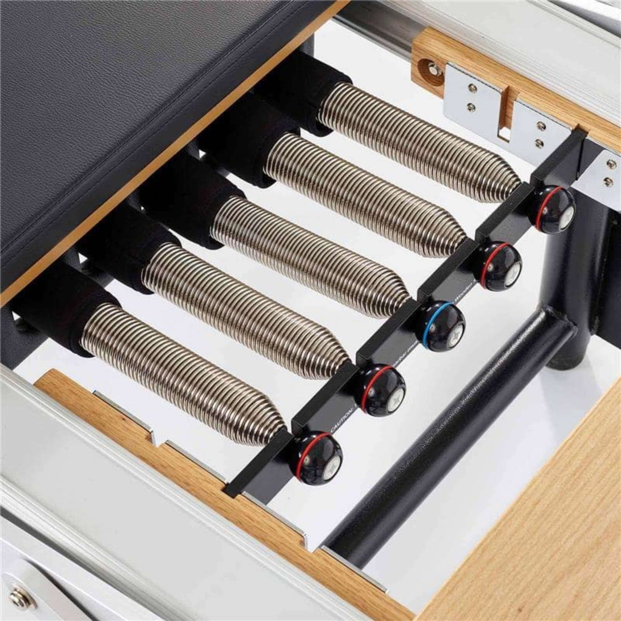 Female engaging in beginner-frienMerrithew SPX Max Reformer close view