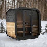 SaunaLife CL4G Sauna – 3-Person Cube-Series Outdoor Home Sauna Kit