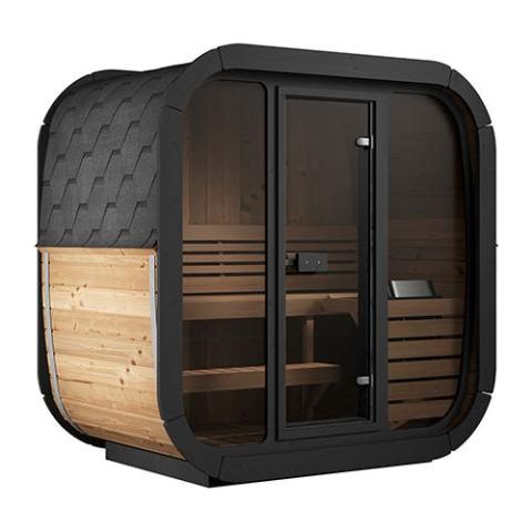 SaunaLife 3-Person Cube-Series Outdoor Home Sauna Kit CL4G-Outdoor Sauna-Nordica Sauna