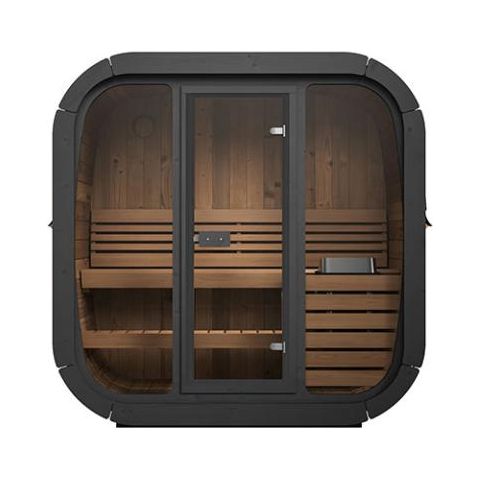 SaunaLife 3-Person Cube-Series Outdoor Home Sauna Kit CL4G-Outdoor Sauna-Nordica Sauna