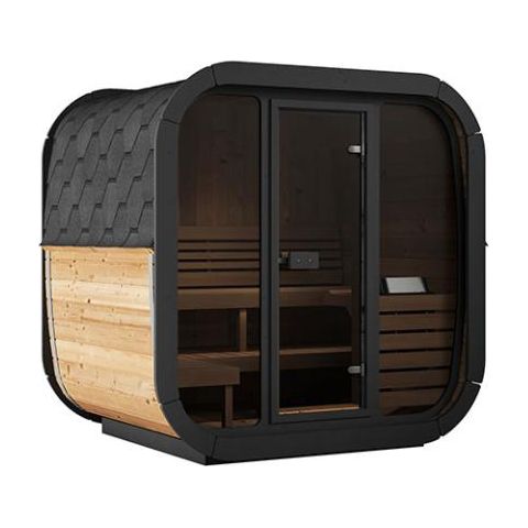 SaunaLife 4-Person Cube-Series Outdoor Home Sauna Kit CL5G-Outdoor Sauna-Nordica Sauna