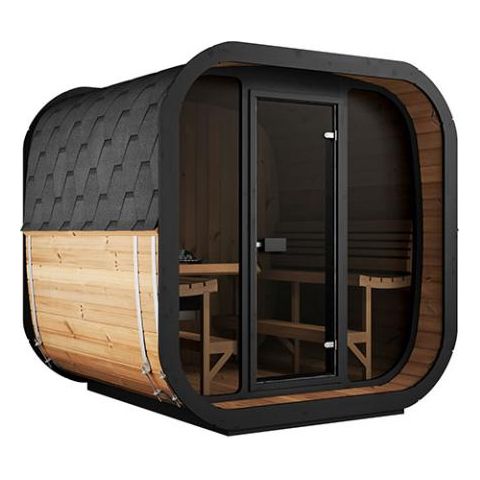 SaunaLife 6-Person Cube-Series Outdoor Home Sauna Kit CL7G-Outdoor Saunas-Nordica Sauna