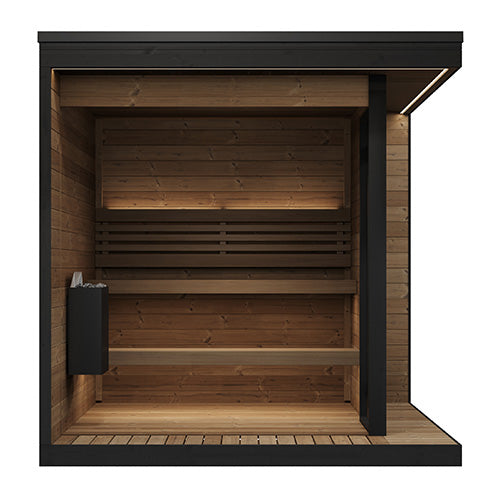 SaunaLife GL6 6-Person Outdoor Sauna Kit | Garden Luxury Series, view 5, RecovAthlete