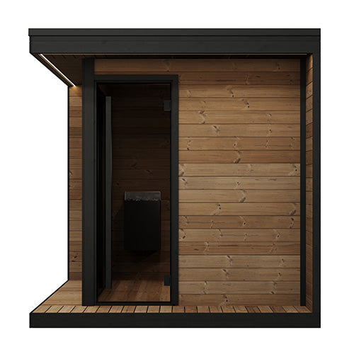 SaunaLife GL6 6-Person Outdoor Sauna Kit | Garden Luxury Series, view 4, RecovAthlete