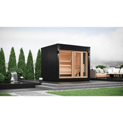 SaunaLife Model G7 6 Person Pre-Assembled Outdoor Home Sauna | Garden Series