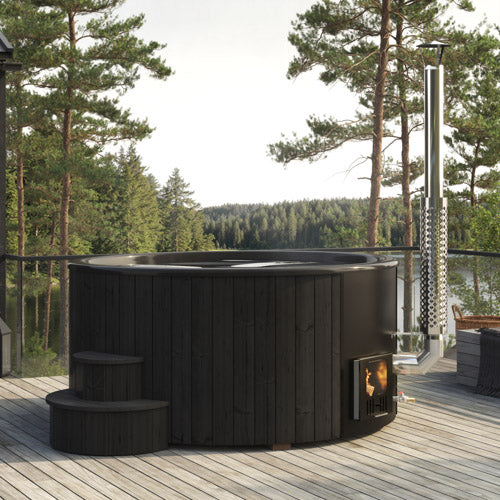 SaunaLife S6B Wood-Burning Hot Tub | 7 Person