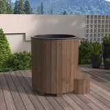SaunaLife 1-Person Thermo-Pine Cold/Hot Plunge Tub | Model S1N