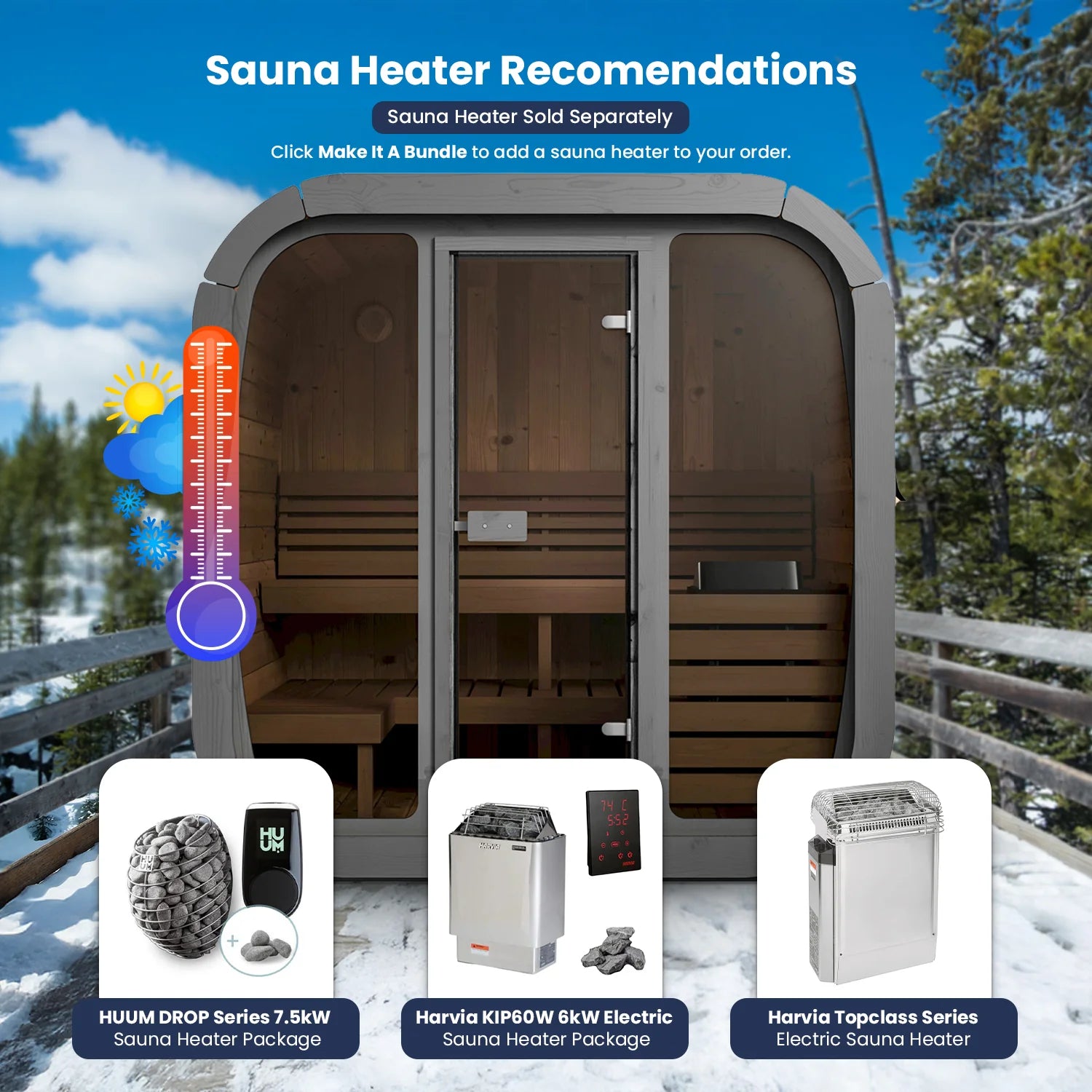 SaunaLife CL5G Sauna – 4-Person Cube-Series Outdoor Home Sauna Kit, view 14, RecovAthlete