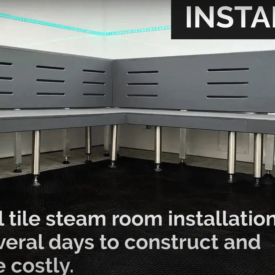Advanced Hybrid Steam Room, view 24, RecovAthlete