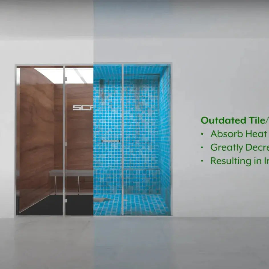 Advanced Hybrid Steam Room, view 26, RecovAthlete