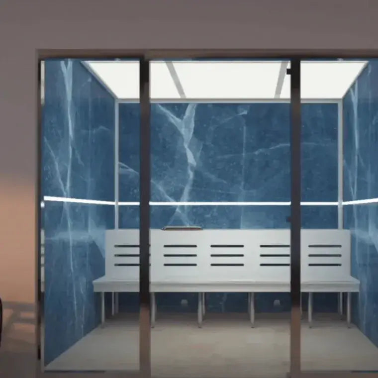 Advanced Hybrid Steam Room, view 8, RecovAthlete