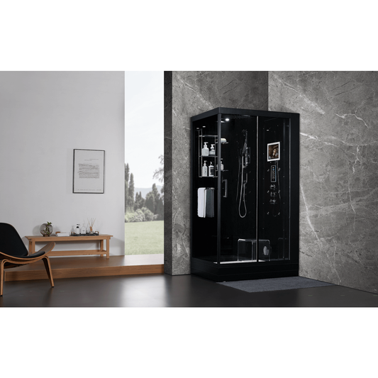 Maya Bath Lucca Platinum Steam Shower, view 2, RecovAthlete