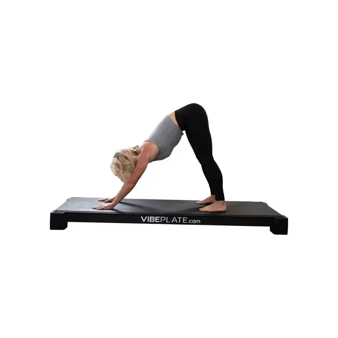 femal model on yogaplate-vibeplate