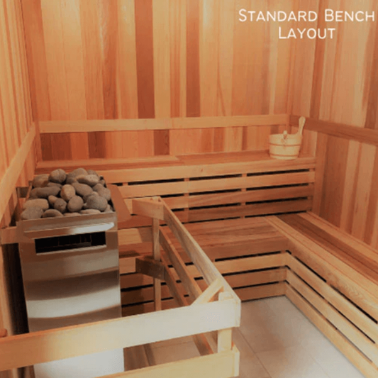 Scandia Electric Ultra DIY PreCut Sauna Kit 48" x 84" x 84", view 2, RecovAthlete