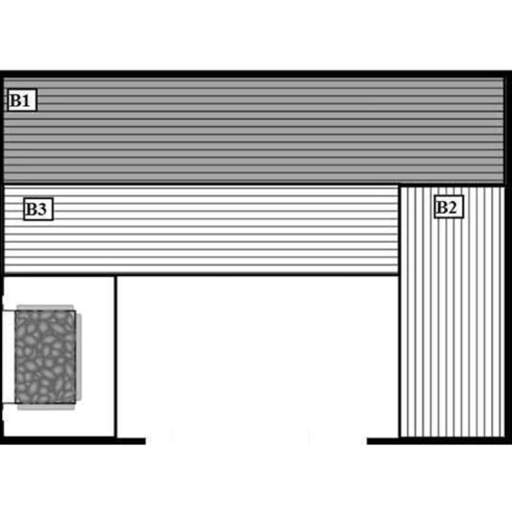 Scandia Electric Ultra DIY PreCut Sauna Kit 48" x 84" x 84", view 3, RecovAthlete