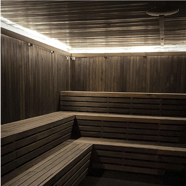 Scandia Electric Ultra Hand Finished Pre-Cut Sauna Room Kits - 48" x 84" x 84", view 4, RecovAthlete