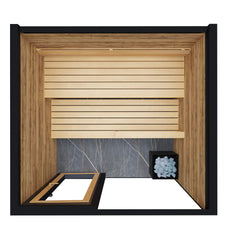 Spectra Sauna Cabin 3–4 Person Pre-assembled | ThermaSol