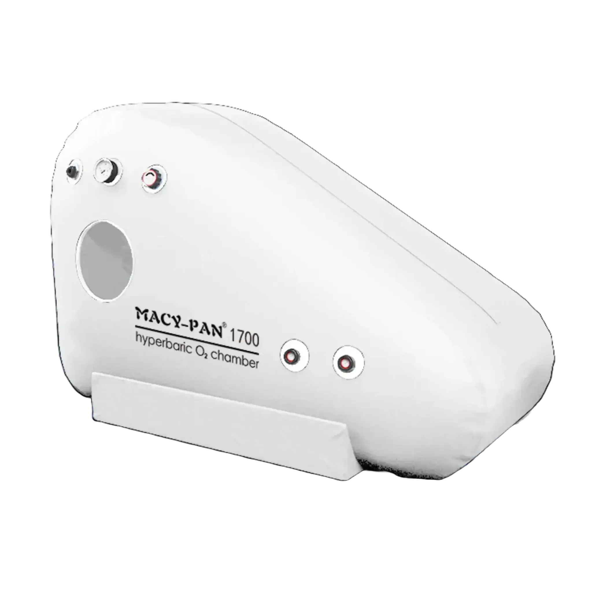 Macy-Pan ST1700 Hyperbaric Oxygen Therapy Chamber in white, compact design for home therapy.