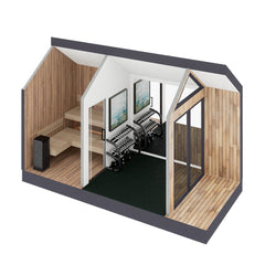 Sweaty Yeti Sauna Fit 4-6 Person Outdoor Sauna & Fitness Cabin