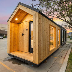 Sweaty Yeti Sauna Plunge 4-6 Person Outdoor Sauna &amp; Cold Plunge Cabin