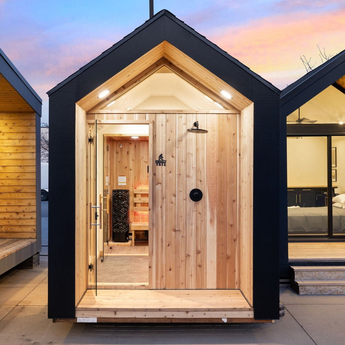 Sweaty Yeti Sauna Fit 4-6 Person Outdoor Sauna & Fitness Cabin