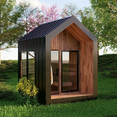Sweaty Yeti 4-6 Person Traditional Outdoor Sauna Cabin